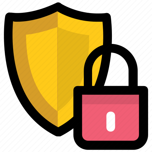 Guard shield, security guard, security shield, security symbol, shield lock icon - Download on Iconfinder