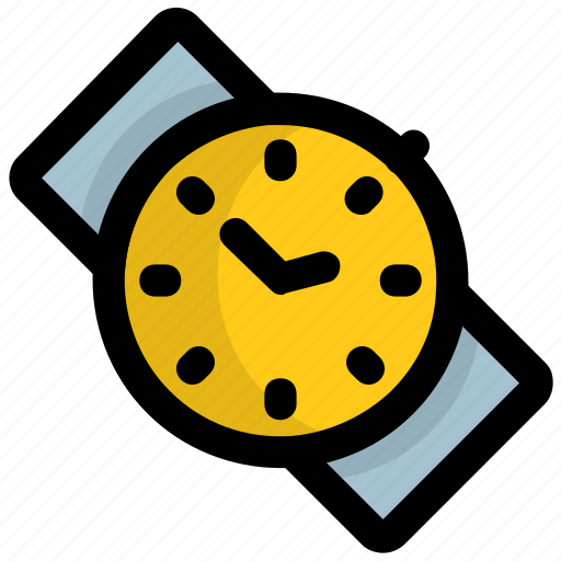 Hand watch, timekeeper, timer, watch, wristwatch icon - Download on Iconfinder