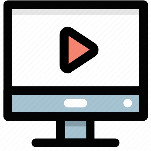 Internet movie, internet videos, media play, online cinema, online video icon - Download on Iconfinder