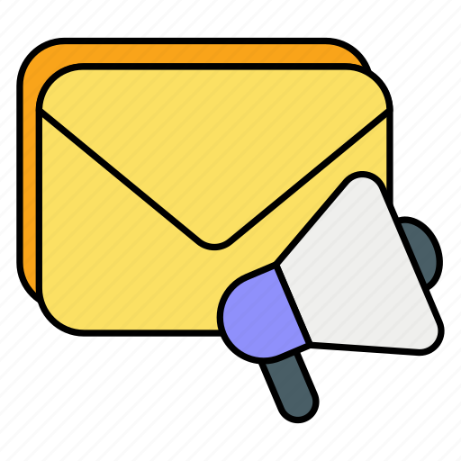 Email, market, promotion, megaphone, advertise, mail icon - Download on Iconfinder