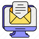 online, verified, mail, check, computer, envelope