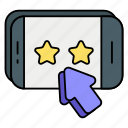 rating, web, stars, click, good