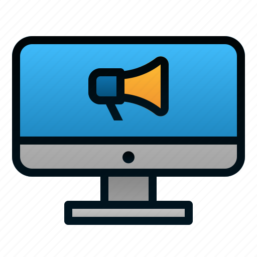 Advertising, communication, computer, digital, internet, marketing, promotion icon - Download on Iconfinder