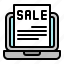 digital, laptop, marketing, online, sale 