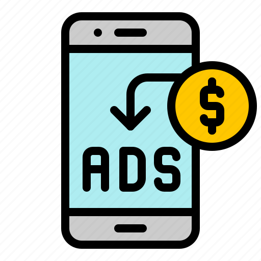 Ads, advertising, digital, marketing, mobile advertising, phone icon - Download on Iconfinder