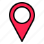 digital, geolocation, location, map, marketing, pin 