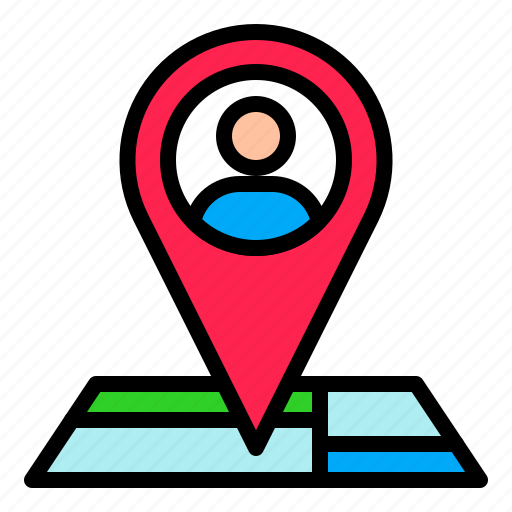 Digital, geolocation, location, map, marketing, pin icon - Download on Iconfinder