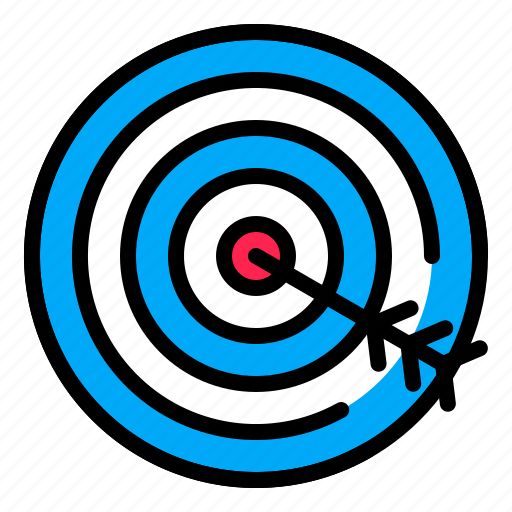 Arrow, digital, goal, marketing, target icon - Download on Iconfinder
