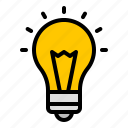 digital, idea, light, light bulb, marketing
