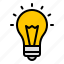 digital, idea, light, light bulb, marketing 