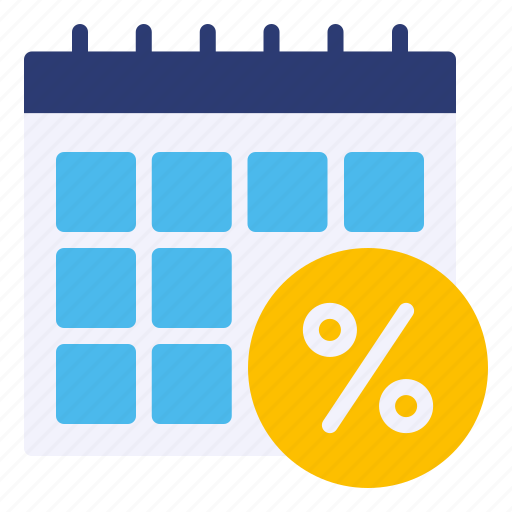 Calendar, schedule, event, discount icon - Download on Iconfinder