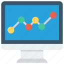 chart, graph, monitor, screen, analytics
