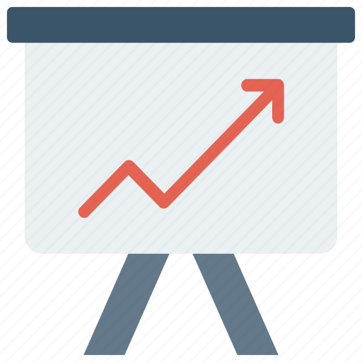 Board, chart, growth, presentation, statistic icon - Download on Iconfinder