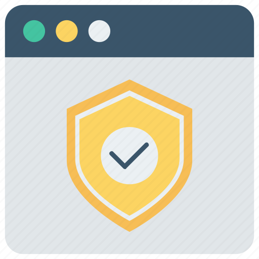 Internet, protection, security, shield, webpage icon - Download on Iconfinder