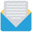 email, envelope, mail, message, open