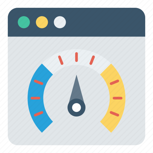 Gauge, internet, meter, perforamnce, webpage icon - Download on Iconfinder