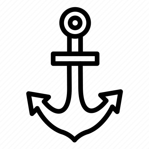 Anchor, navigation, shape, tools and utensils icon - Download on Iconfinder