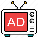 advertisement, ad, advertising, screen