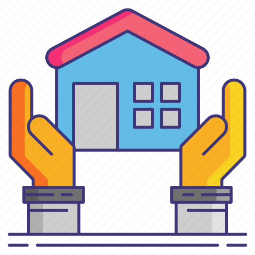 Hands, home, house, sitting icon - Download on Iconfinder