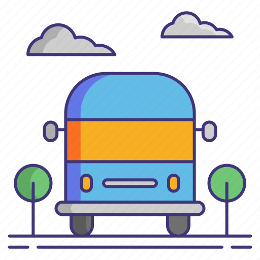 Bus, public, transport, vehicle icon - Download on Iconfinder