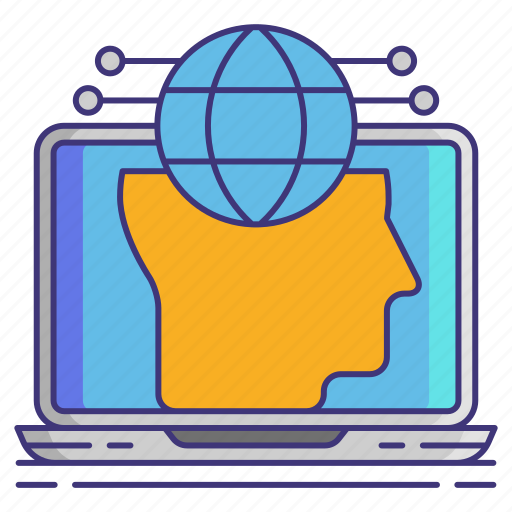 Computer, head, smart, technology icon - Download on Iconfinder