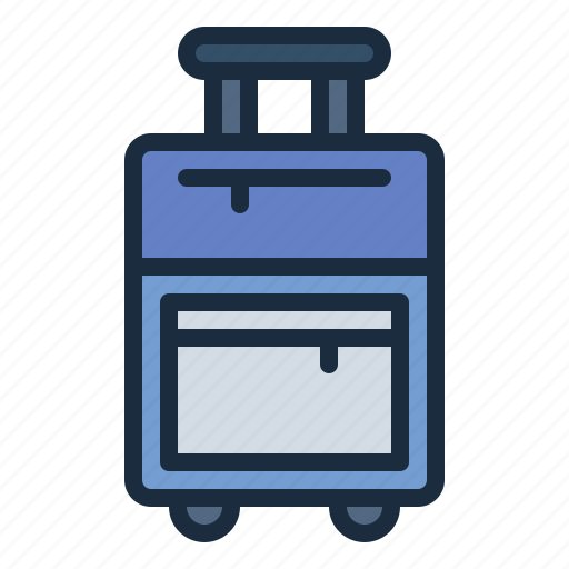 Traveling, bag, baggage, work, freelance, digital nomad icon - Download on Iconfinder