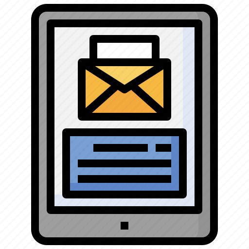 Mail, ui, communications, message, tablet icon - Download on Iconfinder
