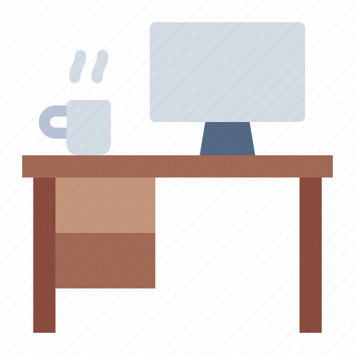 Workspace, desk, work, freelance, digital nomad icon - Download on Iconfinder