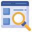 research, analysis, magnifying, glass, seo, web 