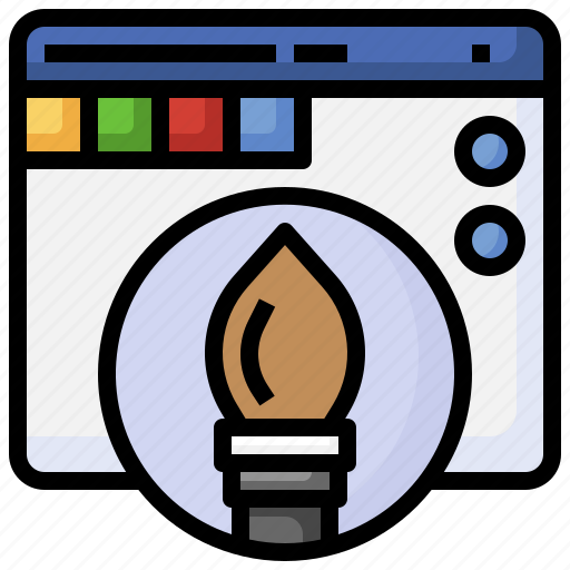 Brush, tool, edit, tools, browser, digital, painting icon - Download on Iconfinder