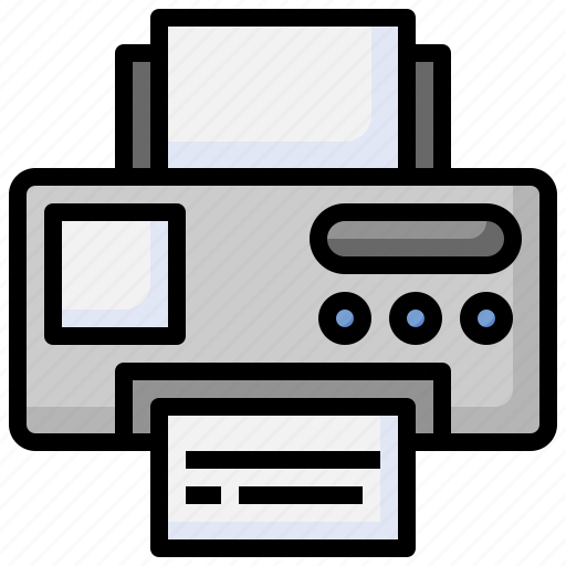 Printing, electronics, ink, print, paper icon - Download on Iconfinder