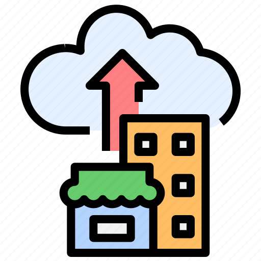 Cloud, computing, storage, database, backup, business, upload icon - Download on Iconfinder