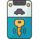 car, keys, unlock, mobile, remote