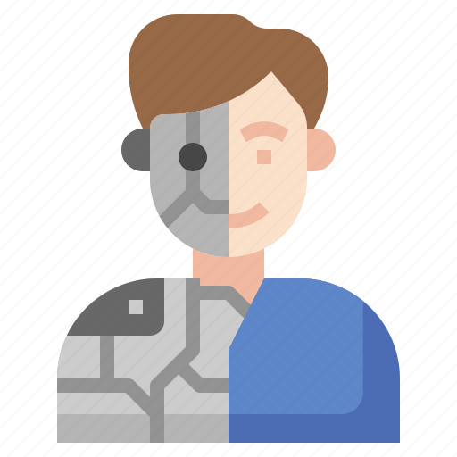 Cyborg, technology, humanoid, futuristic, science, fiction icon - Download on Iconfinder
