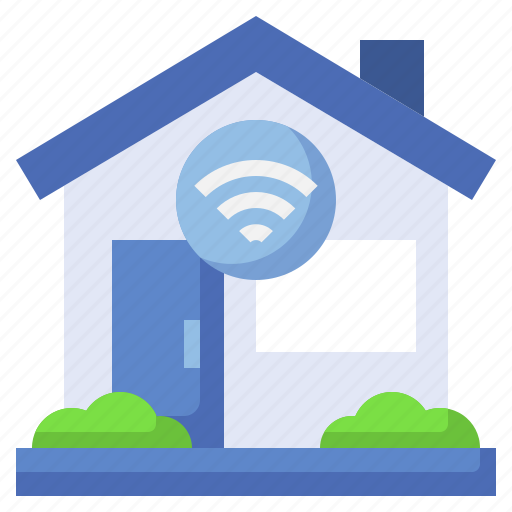 Smart, house, real, estate, electronics, wifi, technology icon - Download on Iconfinder