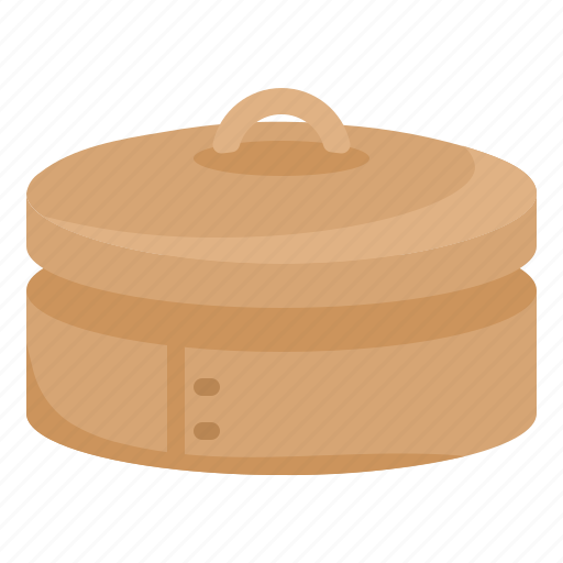 Dimsum, dumplings, food, chinese, steamed, cook, container icon - Download on Iconfinder