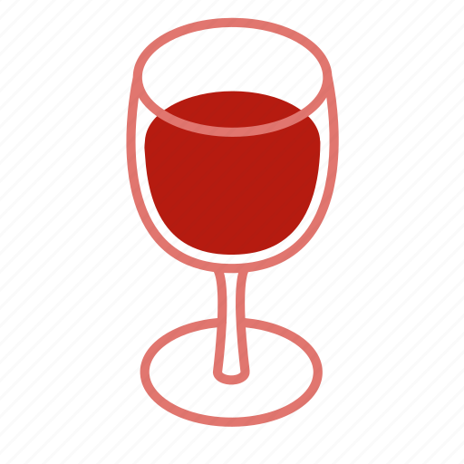 Full, glass, red, red wine, wine, alcohol, drink icon - Download on Iconfinder