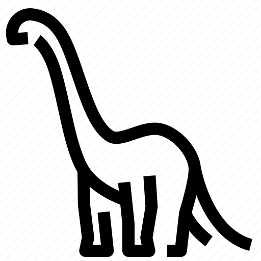 Brontosaurus, dinosaur, prehistoric, animal icon - Download on Iconfinder