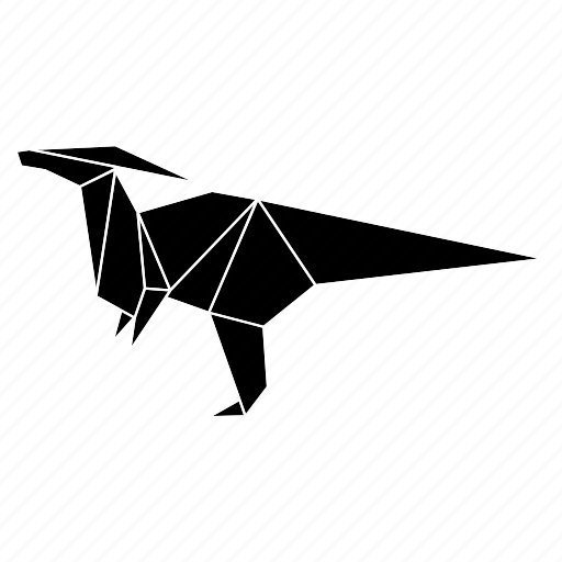 Dinosaurs, euoplocephalus, jurassic, origami icon - Download on Iconfinder