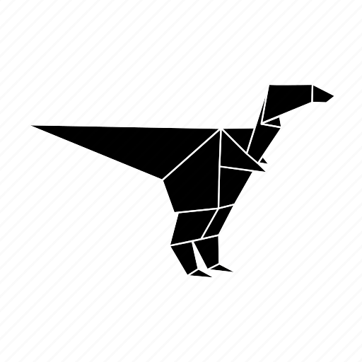 Dinosaurs, euoplocephalus, jurassic, origami icon - Download on Iconfinder