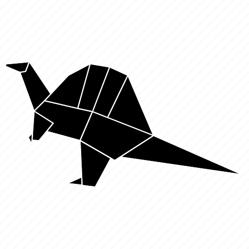 Dinosaurs, jurassic, origami icon - Download on Iconfinder