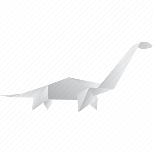 Barosaurus, creative, dinosaurs, jurassic, origami icon - Download on Iconfinder