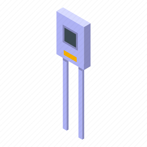 Diode, detector, isometric icon - Download on Iconfinder