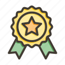 badge, award, medal, achievement, winner