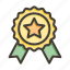 badge, award, medal, achievement, winner 
