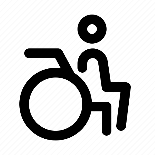 Wheel chair, disability, care, disabled, people, health, support icon - Download on Iconfinder