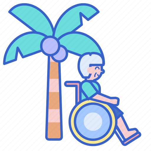 Disability, retirement, pension icon - Download on Iconfinder