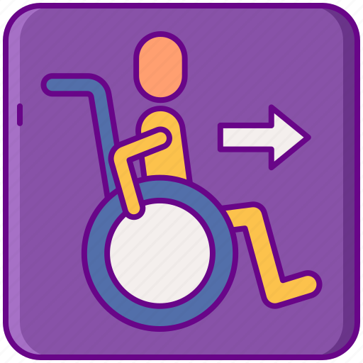 Accessible, disabled, wheelchair icon - Download on Iconfinder