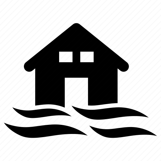 Disaster, flood, house icon - Download on Iconfinder