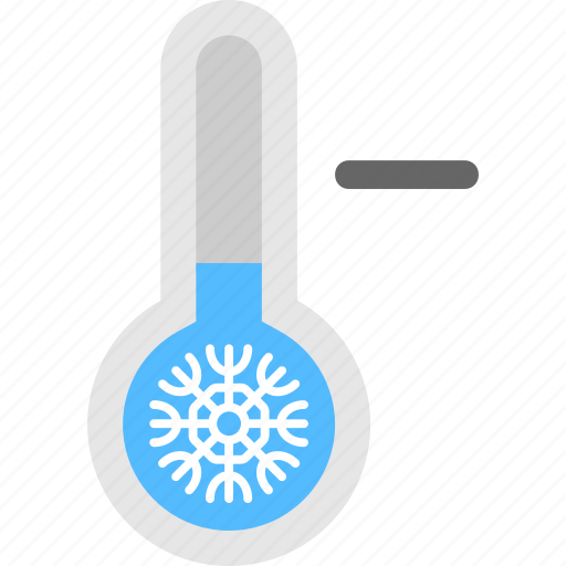Cold weather, temperature decrease, temperature low, thermometer with decreasing indicator, weather forecast icon - Download on Iconfinder